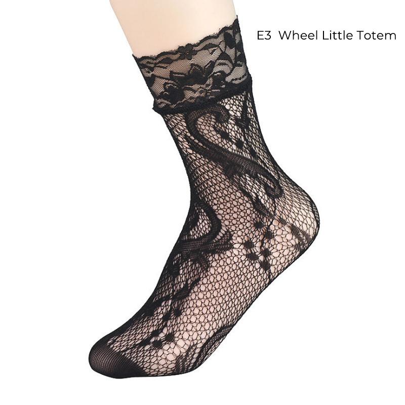 Women Retro Gothic Summer Lace Top Floral Fishnet Ankle Socks Lady Black Nylon Short Lace Stockings 23 Models Shoe Size 5-10 Euro 35-38(US 5-8)
Women Retro Gothic Summer Lace Top Floral Fishnet Ankle Socks Lady Black Nylon Short Lace Stockings 23 Models Shoe Size 5-10 Euro 35-38(US 5-8)
