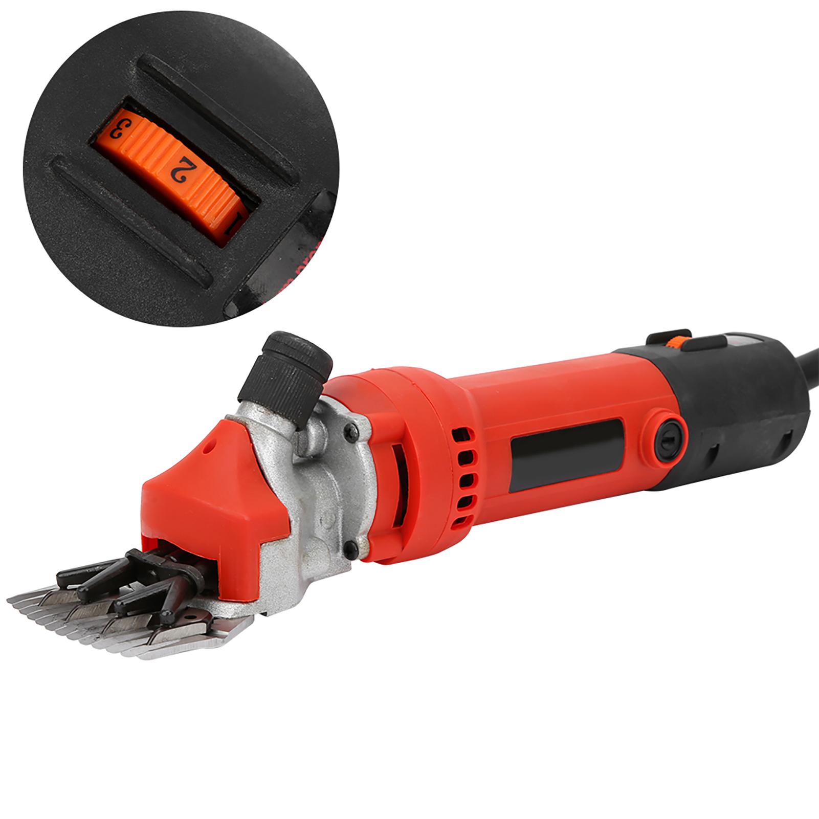 690W Electric Sheep Goat Shrs 6 Speeds Animal Grooming Clipper Wool Shaving for Farm Livestock
690W Electric Sheep Goat Shrs 6 Speeds Animal Grooming Clipper Wool Shaving for Farm Livestock