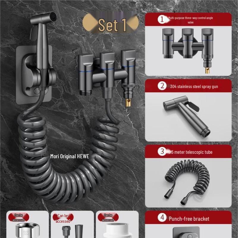 MDNG Stainless Steel 3-Way Angle Valve Set
MDNG Stainless Steel 3-Way Angle Valve Set