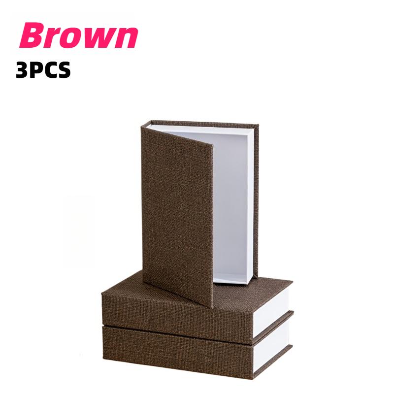 3pcs Decorative Book Box Modern Fake Book Storage Box Linen Faux Books for Bookshelf Home Decoration Coffee Table Book DIY Craft
3pcs Decorative Book Box Modern Fake Book Storage Box Linen Faux Books for Bookshelf Home Decoration Coffee Table Book DIY Craft