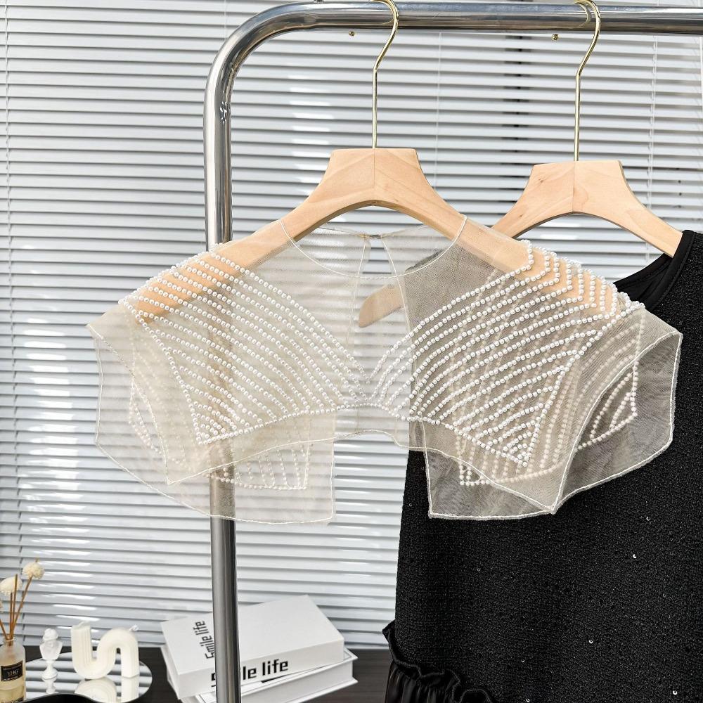 Lace Up Shawl Women s Lace Collar Organza Embroidery Front Placket Collar Detachable Shirt Collar 1
Lace Up Shawl Women s Lace Collar Organza Embroidery Front Placket Collar Detachable Shirt Collar 1