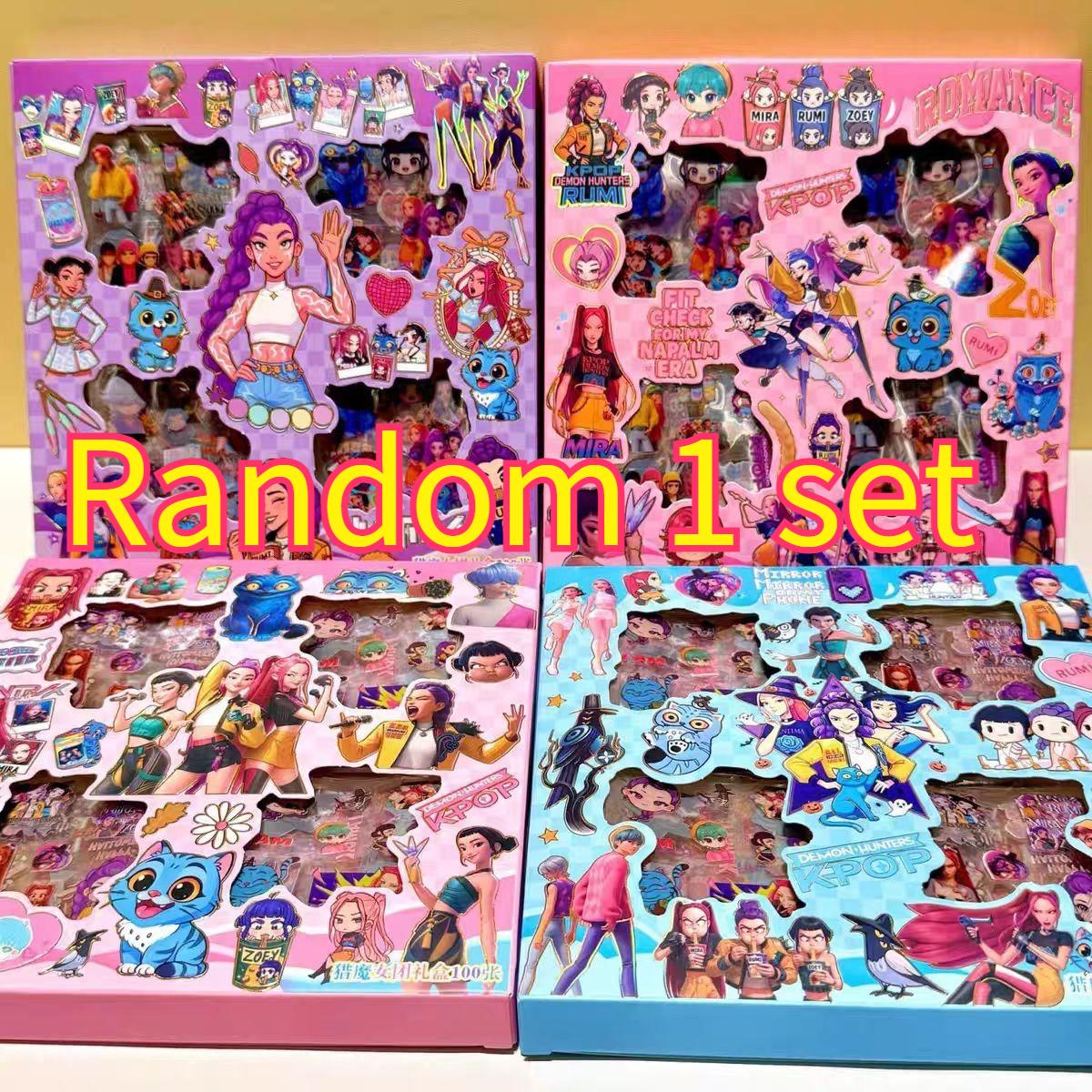 100pcs/set Kpop Demon Hunters Anime Stickers Decorative Rumi Mira Zoey Guitar DIY Notebook Luggage Waterproof Sticker Kids Gifts
100pcs/set Kpop Demon Hunters Anime Stickers Decorative Rumi Mira Zoey Guitar DIY Notebook Luggage Waterproof Sticker Kids Gifts