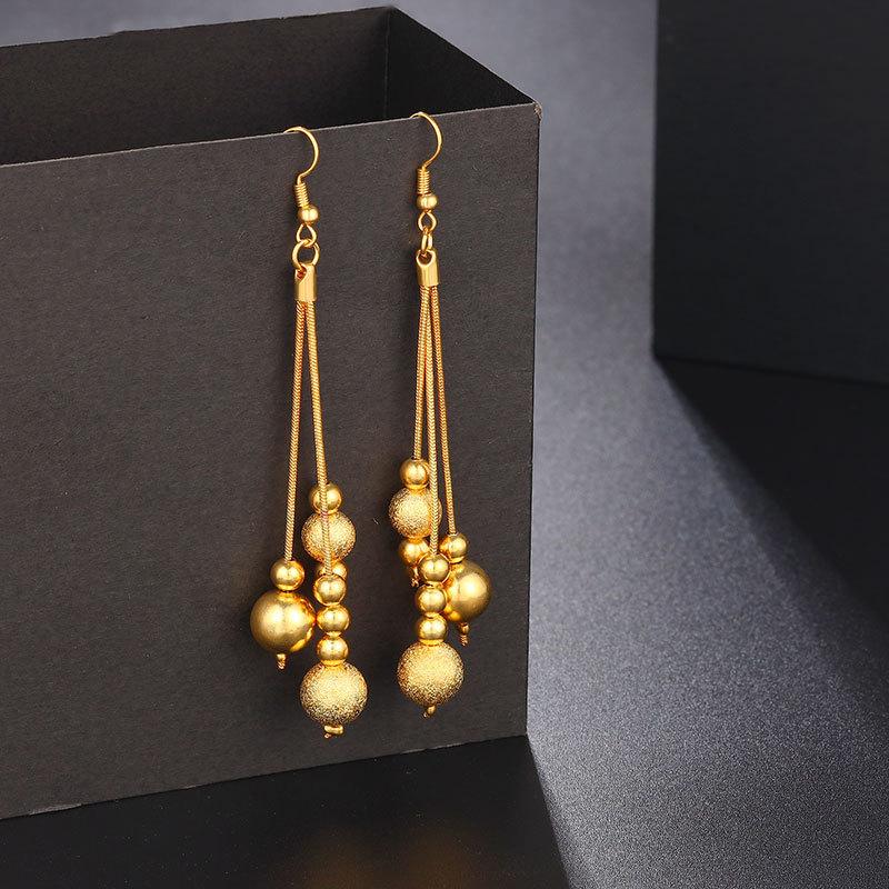 Japanese and Korean Women s Sand Bead Temperament Fringed Long Ear Hook Earrings Jewelry
Japanese and Korean Women s Sand Bead Temperament Fringed Long Ear Hook Earrings Jewelry