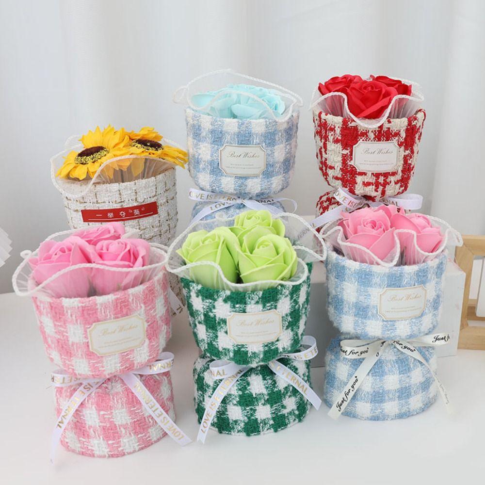 Graduation Gift Soap Rose Flower Bouquet Home Decor Christmas Valentines Day Mother s Day pink&blue-Rose
Graduation Gift Soap Rose Flower Bouquet Home Decor Christmas Valentines Day Mother s Day pink&blue-Rose