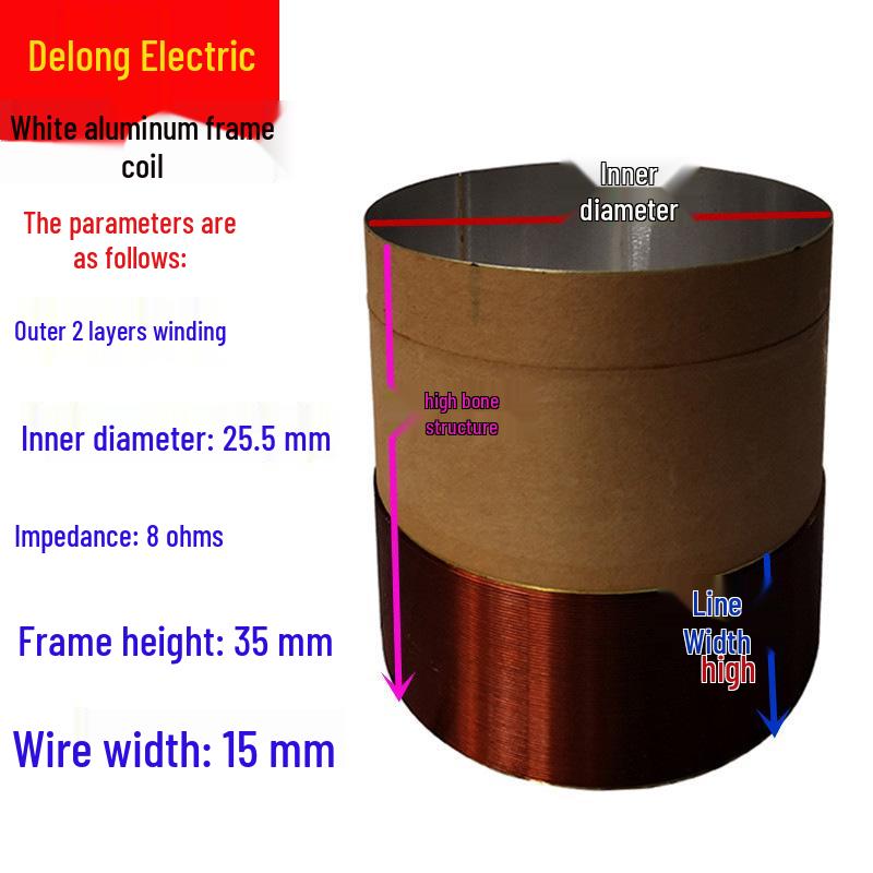 Audio Speaker Repair Unit: 4-18 Inch Bass Speaker Voice Coil
Audio Speaker Repair Unit: 4-18 Inch Bass Speaker Voice Coil