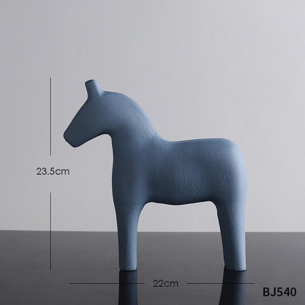 Wooden Horse Figurine Ornament Modern Minimalist Art Crafts For Living Room Bedroom Desktop Decoration blue large #1
Wooden Horse Figurine Ornament Modern Minimalist Art Crafts For Living Room Bedroom Desktop Decoration blue large #1