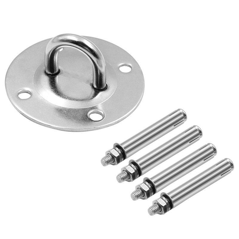 Stainless Steel Hammock & Swing Hook for Aerial Yoga & Sandbags
Stainless Steel Hammock & Swing Hook for Aerial Yoga & Sandbags