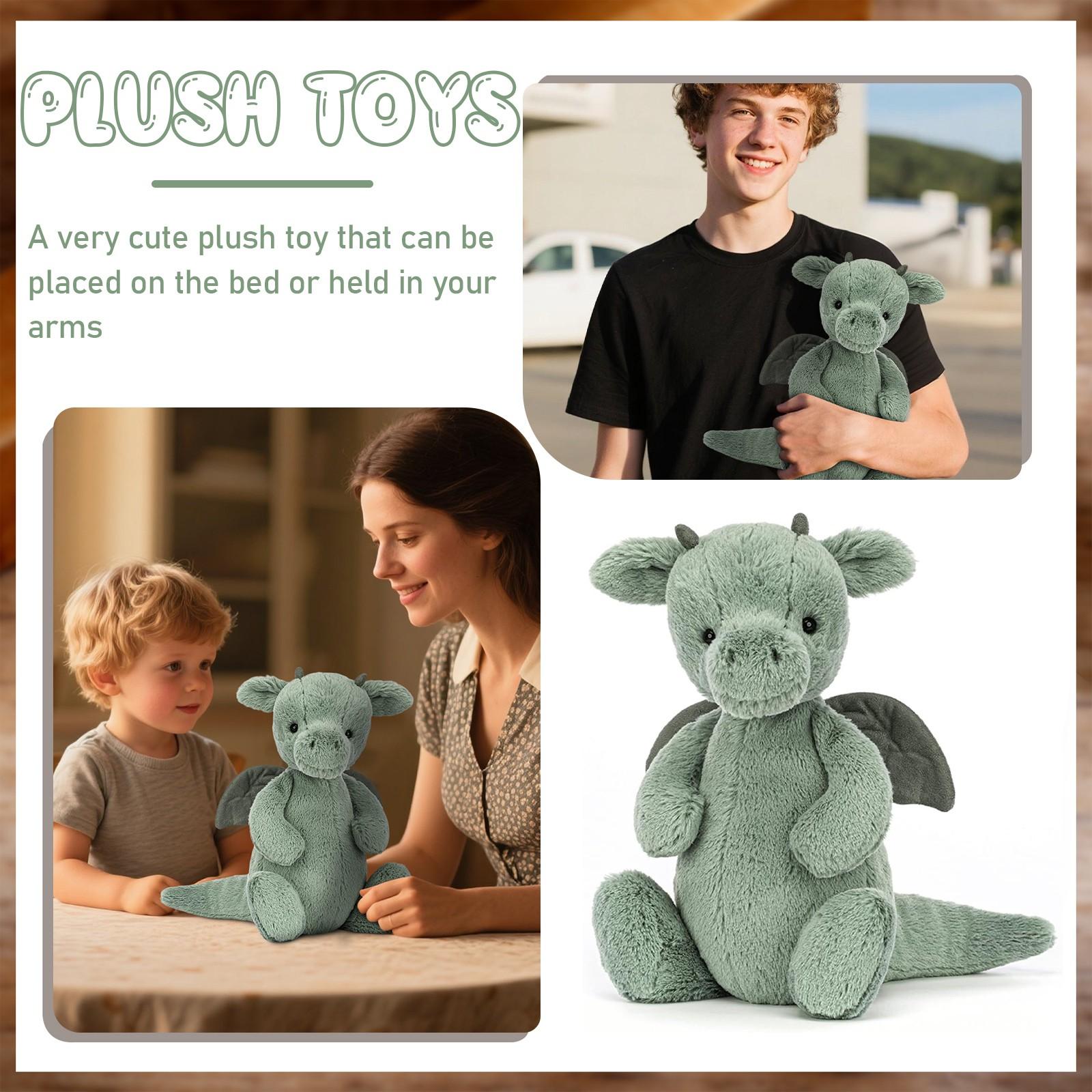 Bashful Dragon Stuffed Animal, Medium 12 Inches Mythical Plush Toy Classic Children s Gift One Size
Bashful Dragon Stuffed Animal, Medium 12 Inches Mythical Plush Toy Classic Children s Gift One Size