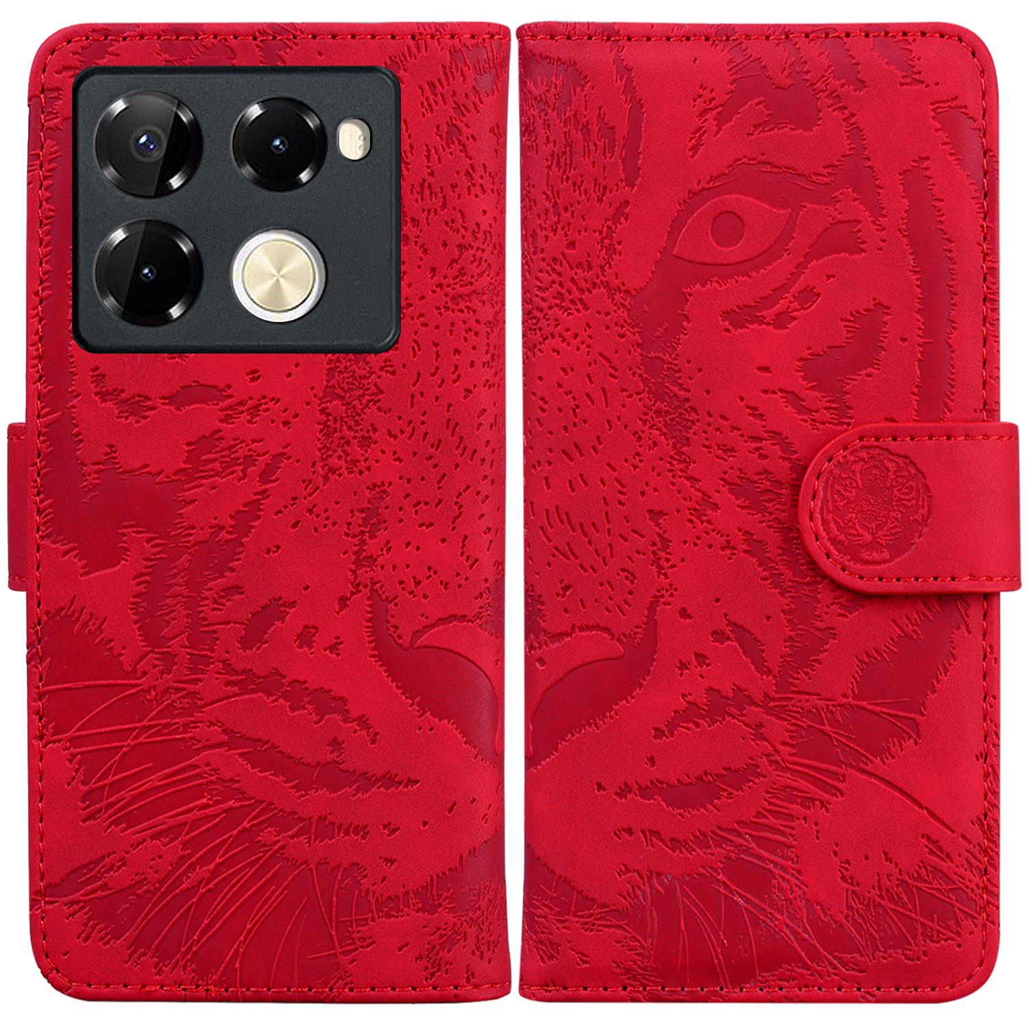For Infinix Note 40 Pro+/Note 40 Pro 5G Phone Case Tiger Imprint Flip Stand Leather Cover Red
For Infinix Note 40 Pro+/Note 40 Pro 5G Phone Case Tiger Imprint Flip Stand Leather Cover Red