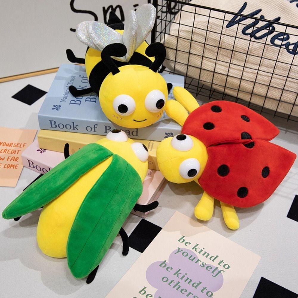Soft Glowing Insect Stuffed Toy LED Light Cartoon Firefly Pillows Ladybird Plush Toys Children Firefly
Soft Glowing Insect Stuffed Toy LED Light Cartoon Firefly Pillows Ladybird Plush Toys Children Firefly