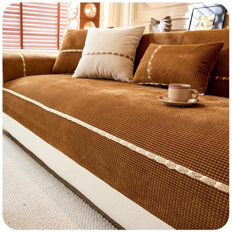 Waterproof Sofa Cushion, Simple and Fashionable Solid Color Seat Cushion, Universal Non-slip Sofa Cover for All Seasons 90*160cm
Waterproof Sofa Cushion, Simple and Fashionable Solid Color Seat Cushion, Universal Non-slip Sofa Cover for All Seasons 90*160cm
