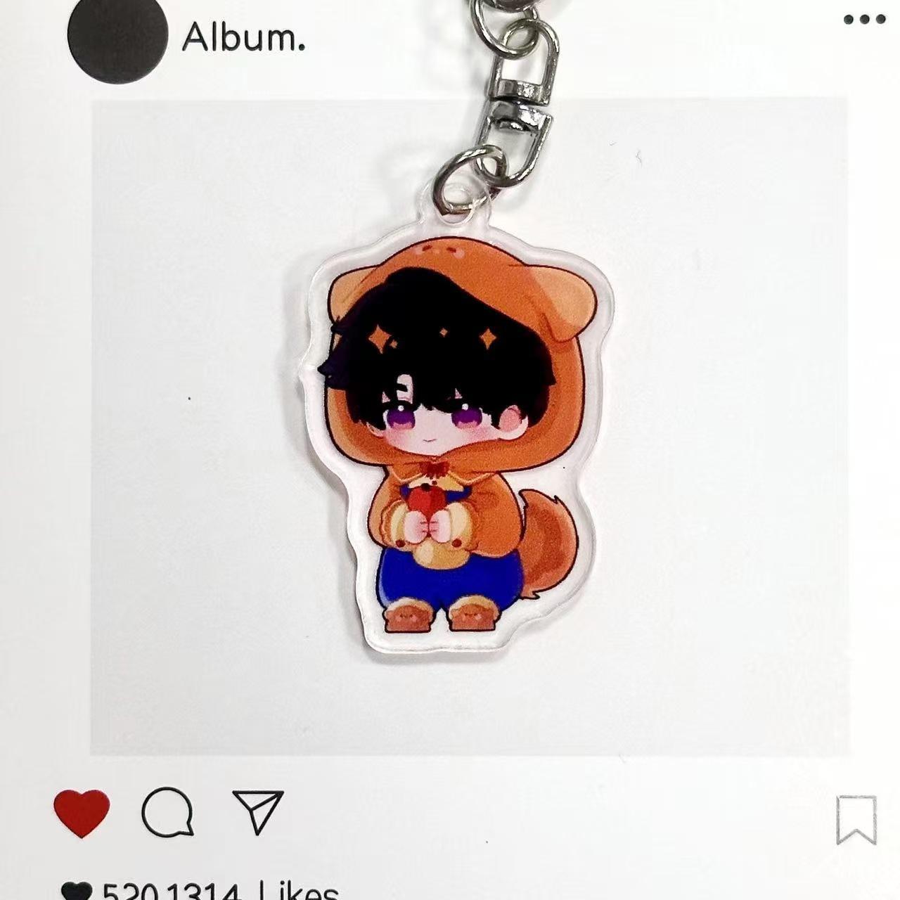 Love & Deep Space Cartoon Keychain: Cute Acrylic Pendant, Best Friend Bag Accessory & Gift
Love & Deep Space Cartoon Keychain: Cute Acrylic Pendant, Best Friend Bag Accessory & Gift