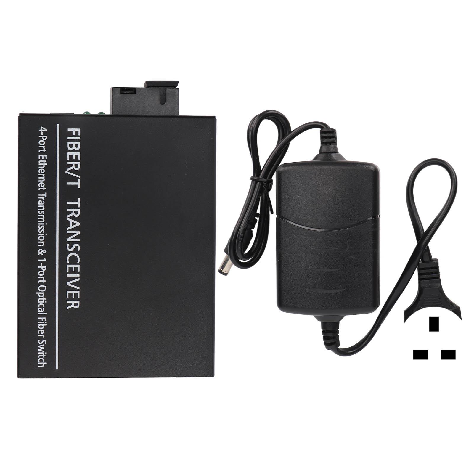 Ethernet Media Converter 10100M Single Fiber Singlemode Tx1310nmRx1550nm RJ 45 Port Fiber to EU Plug
Ethernet Media Converter 10100M Single Fiber Singlemode Tx1310nmRx1550nm RJ 45 Port Fiber to EU Plug