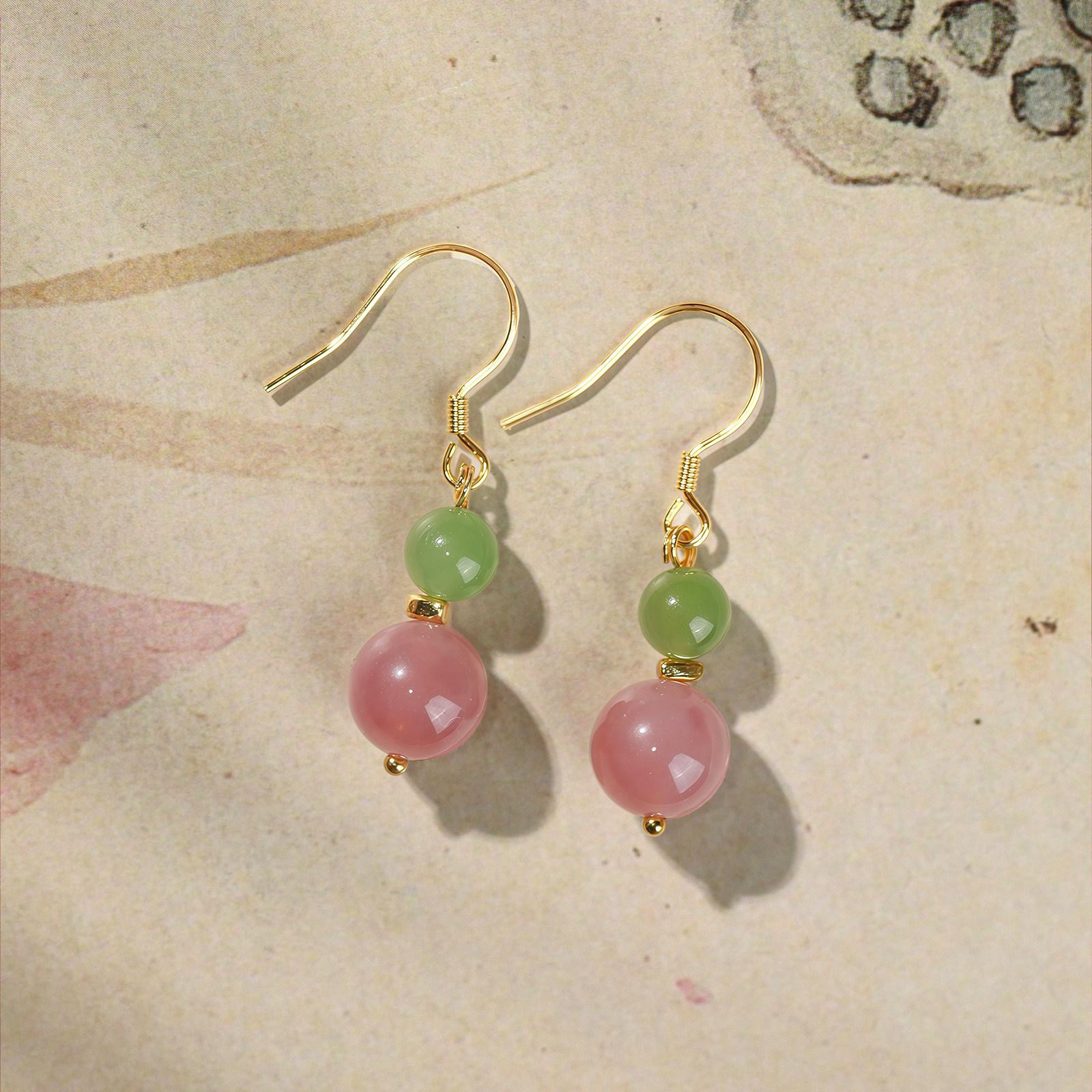 Xiyuan Natural Purple Jasper Feng Shui Earrings, New Chinese Style Exquisite Niche Ear Jewelry, Copper Alloy Stud Earrings for Women 【Ear-hook style】Xiyua
Xiyuan Natural Purple Jasper Feng Shui Earrings, New Chinese Style Exquisite Niche Ear Jewelry, Copper Alloy Stud Earrings for Women 【Ear-hook style】Xiyua