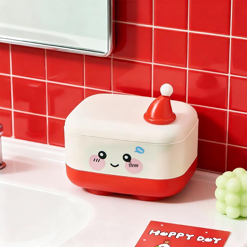 Christmas Cartoon Double Layer Soap Box with Lid - Creative Bathroom & Dorm Accessory
Christmas Cartoon Double Layer Soap Box with Lid - Creative Bathroom & Dorm Accessory