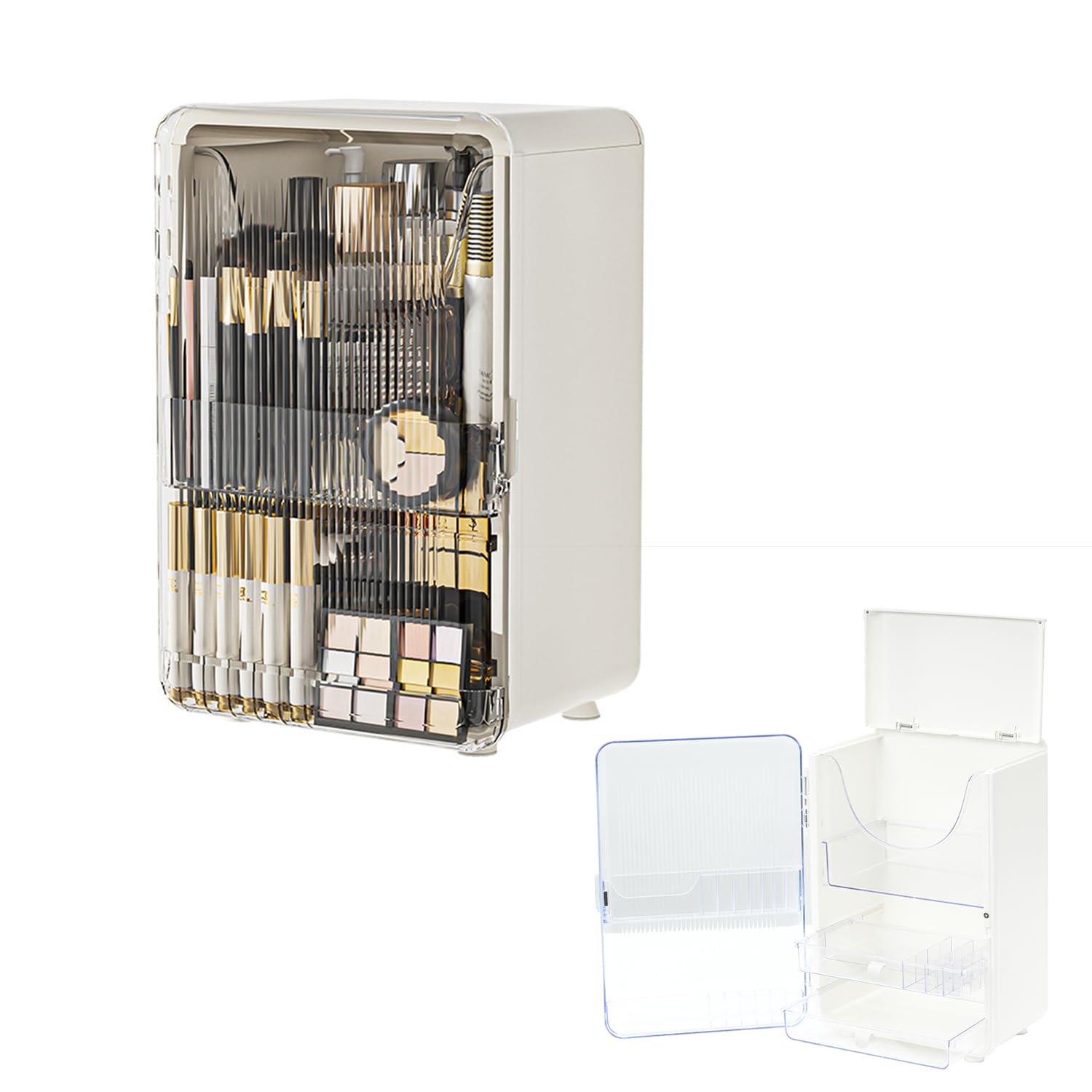 AORTD Cosmetic Storage Large Capacity Makeup Easy with Makeup Tool Gift for No Assembly White Box, Box, Organization, Drawer, Dividers, Dustproof, белый
AORTD Cosmetic Storage Large Capacity Makeup Easy with Makeup Tool Gift for No Assembly White Box, Box, Organization, Drawer, Dividers, Dustproof, белый