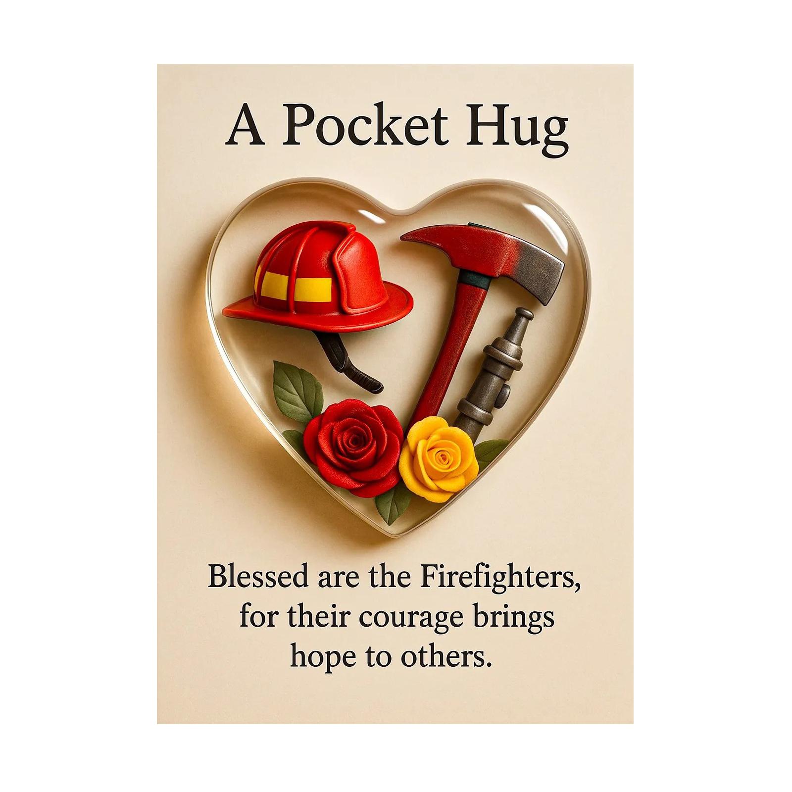 Pocket Size Heart Shape Charm with Affirmation Cards For Firefighters Anniversary Birthday Valentines Holiday Gifting
Pocket Size Heart Shape Charm with Affirmation Cards For Firefighters Anniversary Birthday Valentines Holiday Gifting