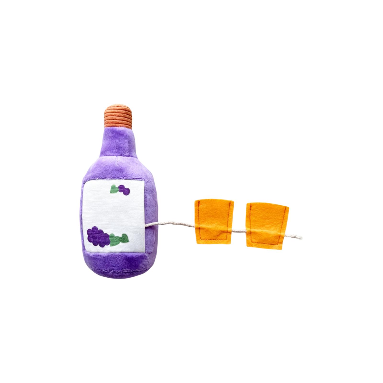 Dog Plush Toy With Sound, Wine Bottle, Puppy Companion, Self-entertainment, Teeth Grinding,chew-resistant Pet Perfume Bottle Toy One Size фіолетовий
Dog Plush Toy With Sound, Wine Bottle, Puppy Companion, Self-entertainment, Teeth Grinding,chew-resistant Pet Perfume Bottle Toy One Size фіолетовий