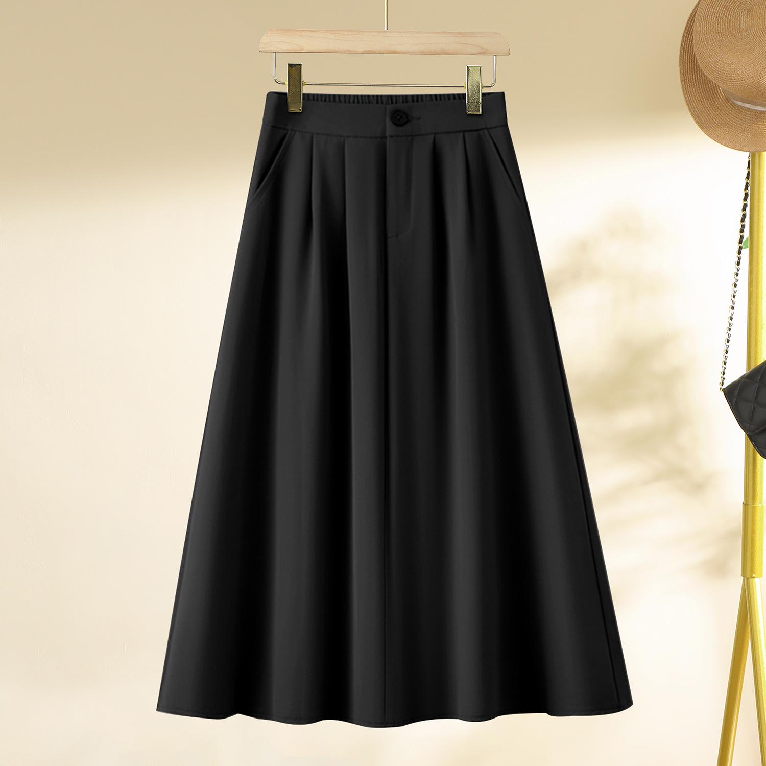 Khaki Hepburn-Style A-line Midi Skirt for Women - Slimming, Draped, Perfect for Spring and Autumn 2025 L (105-115 lbs) чорний
Khaki Hepburn-Style A-line Midi Skirt for Women - Slimming, Draped, Perfect for Spring and Autumn 2025 L (105-115 lbs) чорний