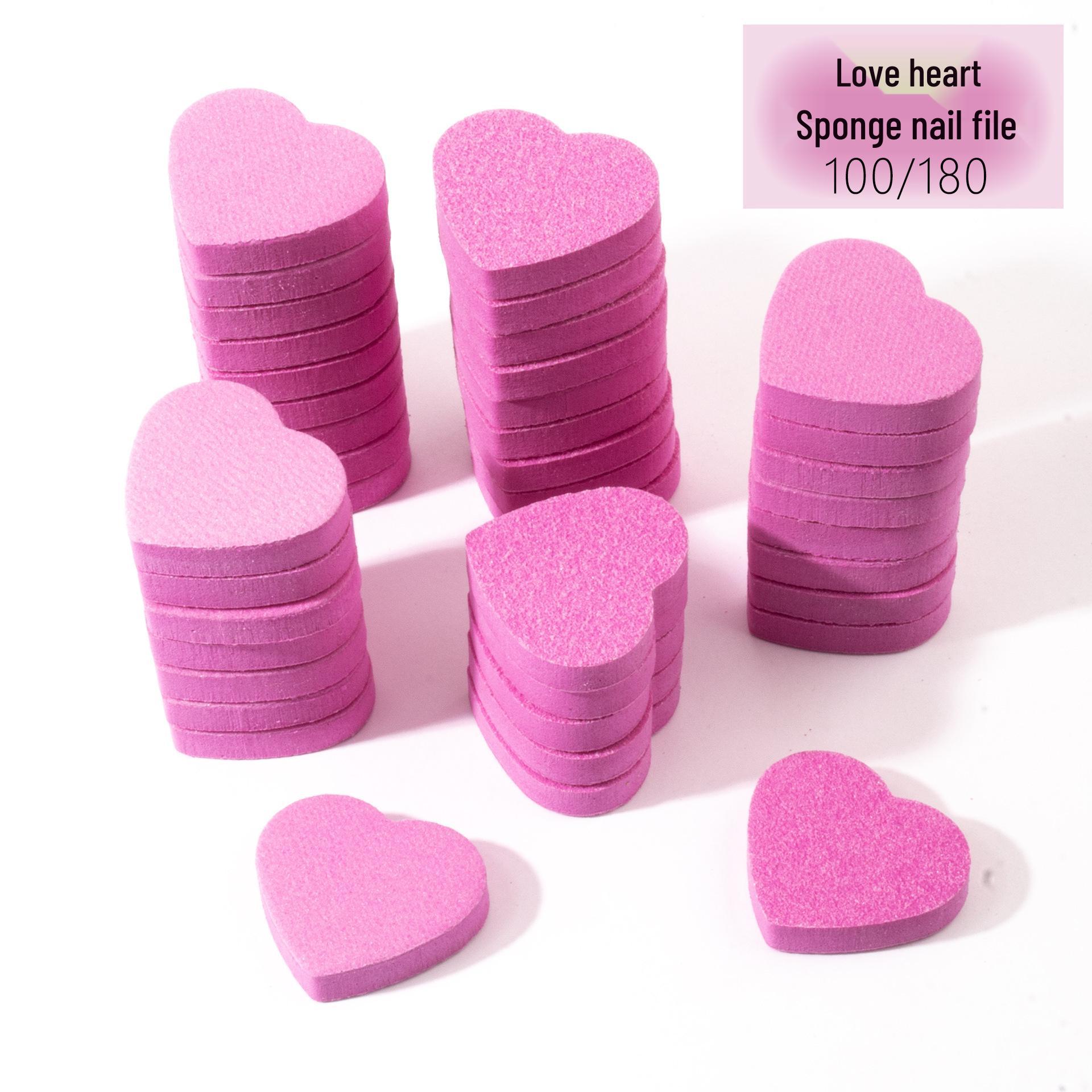 Mini Heart Sponge Nail Buffer - High Elastic Peach Love Heart Shape for Buffing and Filing рожевий
Mini Heart Sponge Nail Buffer - High Elastic Peach Love Heart Shape for Buffing and Filing рожевий