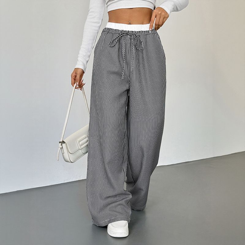 Spring Autumn Women Trousers Casual Women Straight Pants Black XL
Spring Autumn Women Trousers Casual Women Straight Pants Black XL