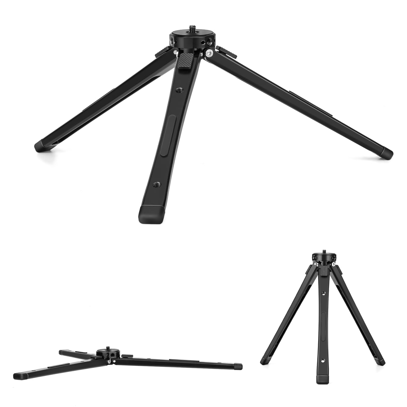 Zeadio Metal Camera Adjustable Desktop Tripod Stand for Smooth Vimble Osmo and Stabilizer Head Compatible with All Cameras Tripod, 4, 2, Mobile,
Zeadio Metal Camera Adjustable Desktop Tripod Stand for Smooth Vimble Osmo and Stabilizer Head Compatible with All Cameras Tripod, 4, 2, Mobile,