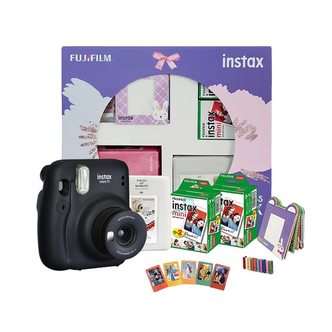 Набор с мини-камерой 11: цвет Угольно-серый, Instax Mini 11 Happiness Box Charcoal Gray Set, Instax
Набор с мини-камерой 11: цвет Угольно-серый, Instax Mini 11 Happiness Box Charcoal Gray Set, Instax
