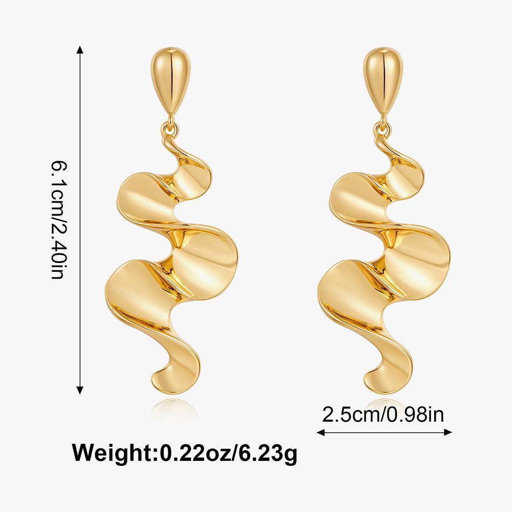 New Cool Style Earrings with Irregular Geometric Drip Earrings, High-end Retro Ins Earrings, Women s Minimalist Style
New Cool Style Earrings with Irregular Geometric Drip Earrings, High-end Retro Ins Earrings, Women s Minimalist Style