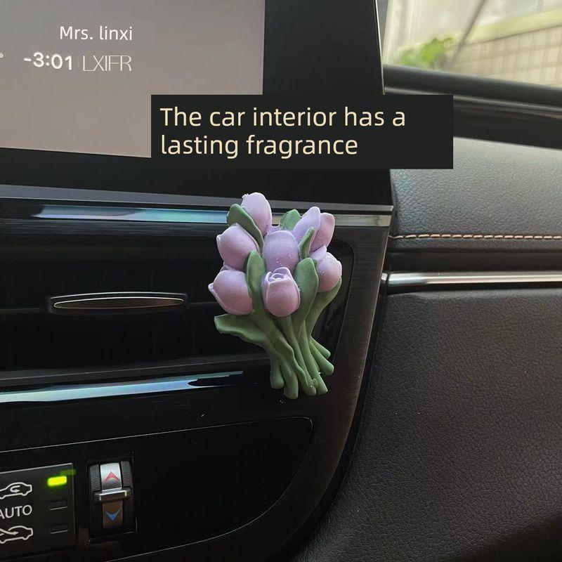 New Car Air Freshener Car Vent Decoration Perfume Diffuser Stone Little Rabbit Car Interior Fragrance Ornament for Women Purple Tulips Floral tone
New Car Air Freshener Car Vent Decoration Perfume Diffuser Stone Little Rabbit Car Interior Fragrance Ornament for Women Purple Tulips Floral tone