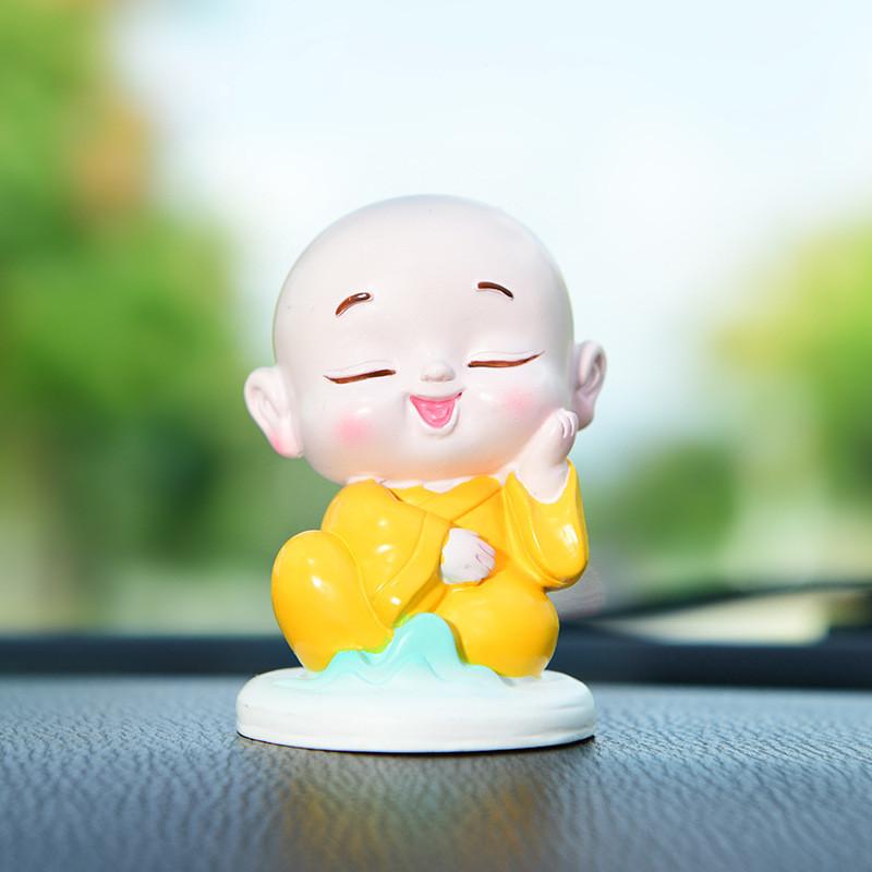 Resin Lucky Little Monk Car Decorative Figurine For Gift Giving And Home Decor Yellow D
Resin Lucky Little Monk Car Decorative Figurine For Gift Giving And Home Decor Yellow D