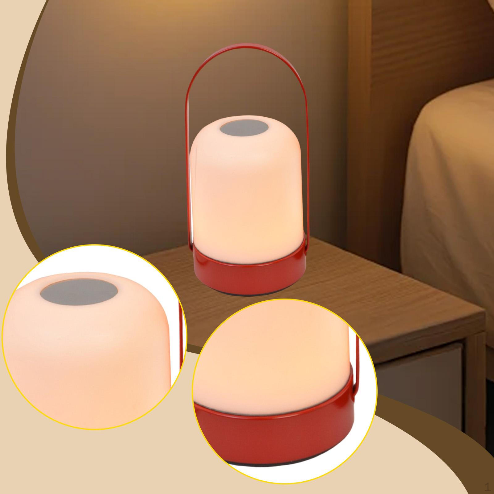 Cordless Table Lamp Camping Lantern Birthday Gift Rechargeable LED Outdoor Light for Adults Desk червоний
Cordless Table Lamp Camping Lantern Birthday Gift Rechargeable LED Outdoor Light for Adults Desk червоний