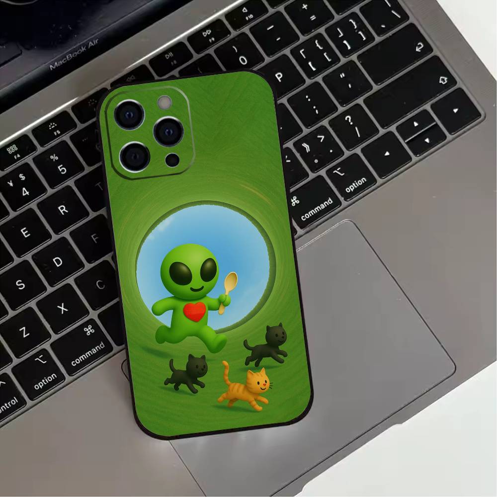 Funny Space U-UFO Alien Thing Phone Case For iPhone 17,16,15,14,13,12,11 Plus,Pro Max,XS,Soft Silicone Black Cover iPhone16se4
Funny Space U-UFO Alien Thing Phone Case For iPhone 17,16,15,14,13,12,11 Plus,Pro Max,XS,Soft Silicone Black Cover iPhone16se4
