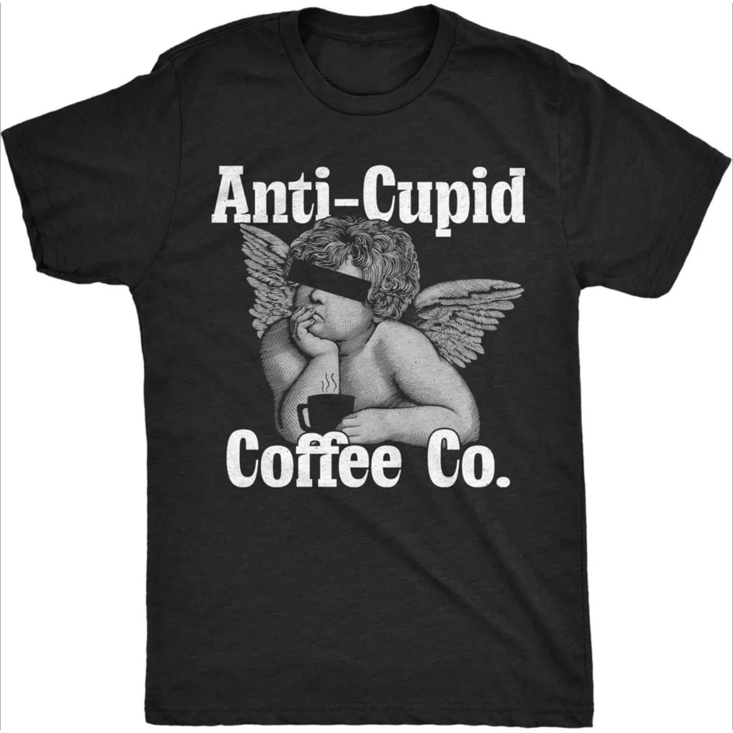 Mens Funny T Shirts Anti Cupid Coffee Sarcastic Valentines Day Tee Tops Men Summer Daily Casual Crewneck Cotton Short Sleeve S чёрный
Mens Funny T Shirts Anti Cupid Coffee Sarcastic Valentines Day Tee Tops Men Summer Daily Casual Crewneck Cotton Short Sleeve S чёрный