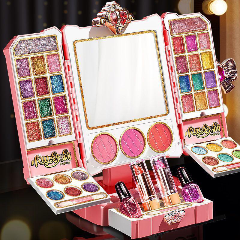 Non-Toxic Kids Makeup Set: Princess Dressing Table & Simulation Playhouse Gift for Girls
Non-Toxic Kids Makeup Set: Princess Dressing Table & Simulation Playhouse Gift for Girls