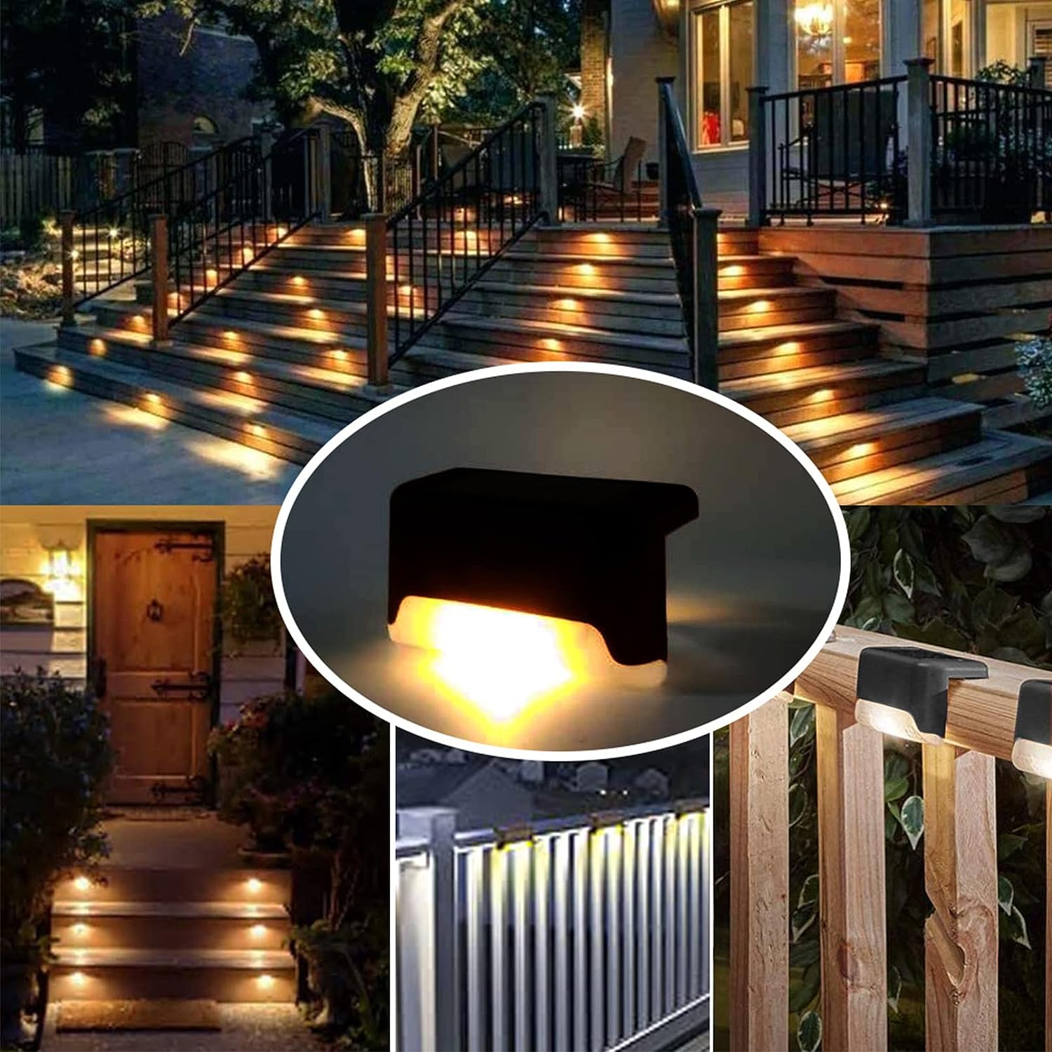 Солнечные светильники для террасы, упаковка из 12 шт., уличные светильники для ступеней, водонепроницаемые светодиодные светильники на солнечных батареях для перил, лестниц, ступенчатых ограждений, двора, патио и дорожек
Солнечные светильники для террасы, упаковка из 12 шт., уличные светильники для ступеней, водонепроницаемые светодиодные светильники на солнечных батареях для перил, лестниц, ступенчатых ограждений, двора, патио и дорожек