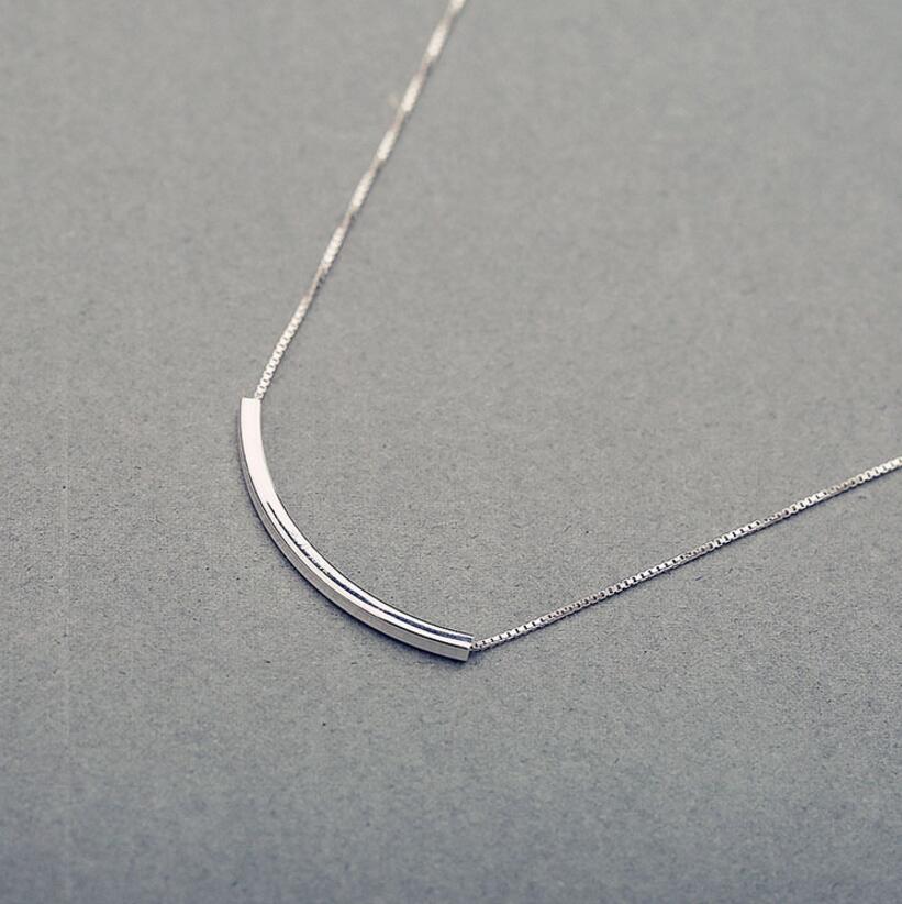 Simple Fashion 925 Sterling Silver Necklace For Women Stereo Pipe Necklace Box Chain Choker S-N193
Simple Fashion 925 Sterling Silver Necklace For Women Stereo Pipe Necklace Box Chain Choker S-N193