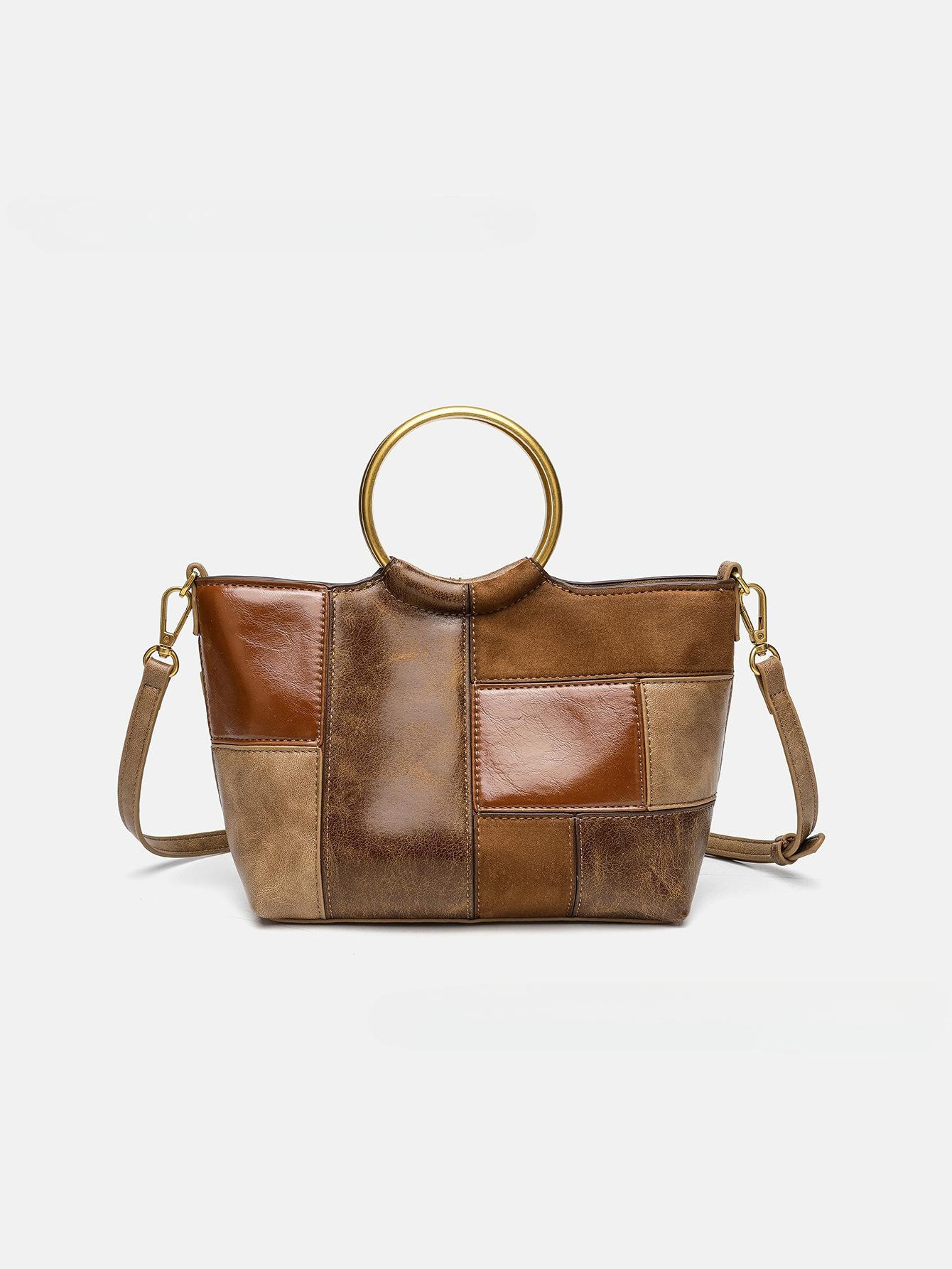 2026 Women s Shoulder Bag Brown Casual Minimalist Contrasting Bag
2026 Women s Shoulder Bag Brown Casual Minimalist Contrasting Bag
