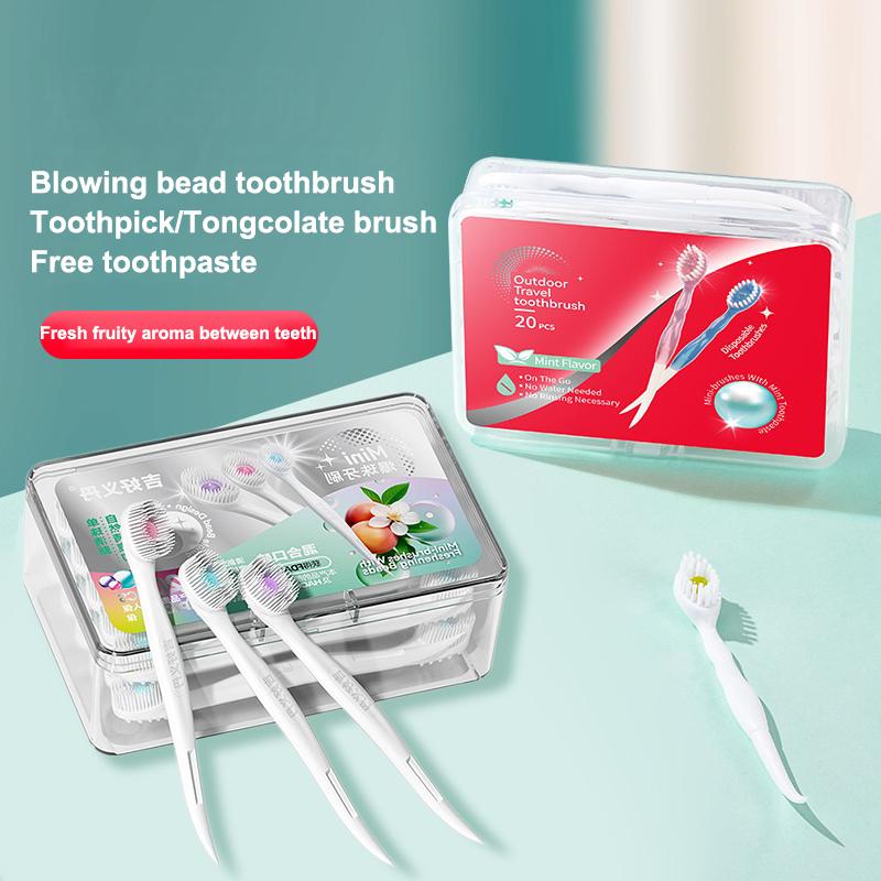 Mint Peach Flavored Bead Toothbrush Deeply Cleanses The Mouth Portable Mini Brush Suitable For Convenient Travel And Travel світло-рожевий колір
Mint Peach Flavored Bead Toothbrush Deeply Cleanses The Mouth Portable Mini Brush Suitable For Convenient Travel And Travel світло-рожевий колір