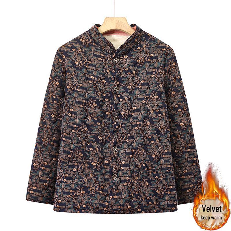 Floral Velvet-Lined Winter Cotton Jacket for Middle-Aged & Elderly 4XL (105-125 Jin)
Floral Velvet-Lined Winter Cotton Jacket for Middle-Aged & Elderly 4XL (105-125 Jin)
