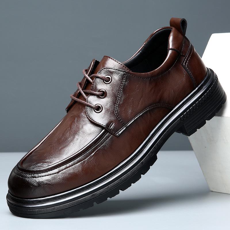 2025 spring new men s shoes high-end cowhide business casual comfortable soft sole breathable thick sole formal men s leather shoes 38
2025 spring new men s shoes high-end cowhide business casual comfortable soft sole breathable thick sole formal men s leather shoes 38