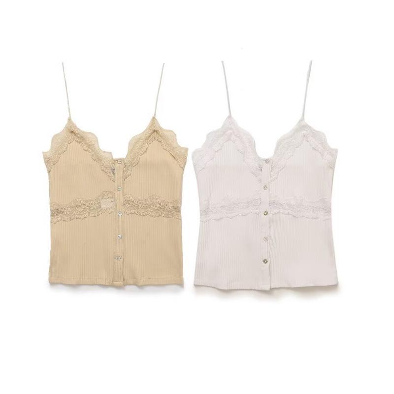 European & American Hot Girl Style Ribbed Lace Camisole - Street Fashion Women s Clothing Large
European & American Hot Girl Style Ribbed Lace Camisole - Street Fashion Women s Clothing Large