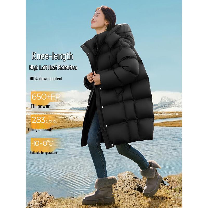 Women s Puffy Hooded Stand-Collar Mid-Length Down Jacket 2XL
Women s Puffy Hooded Stand-Collar Mid-Length Down Jacket 2XL