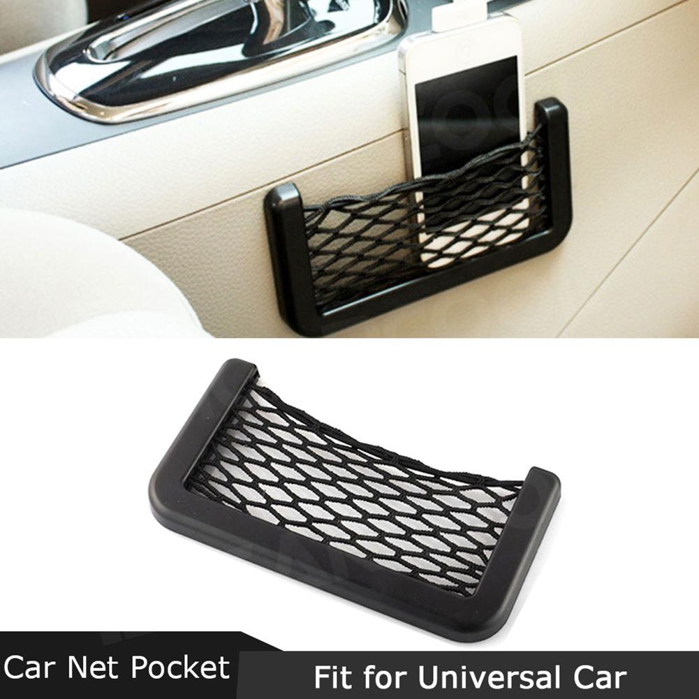 Car Organizer Mesh Storage Bag Auto Paste Net Pocket Multifunction Mobile Phone Holder Organizer For Wallet Keys Pens Phone
Car Organizer Mesh Storage Bag Auto Paste Net Pocket Multifunction Mobile Phone Holder Organizer For Wallet Keys Pens Phone