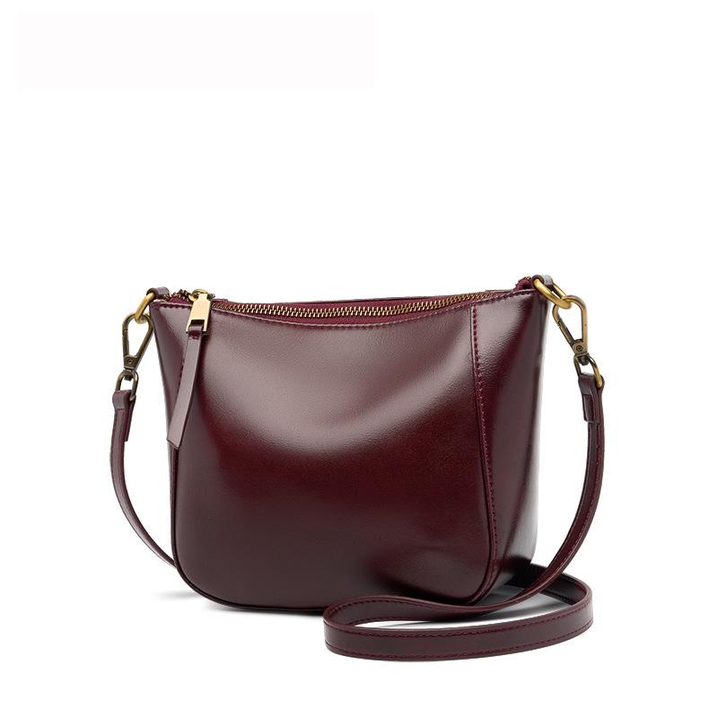 Весенняя кожаная сумка на одно плечо для женщин, простая и повседневная ручная сумка через плечо для женщин 23*7.5*15cm