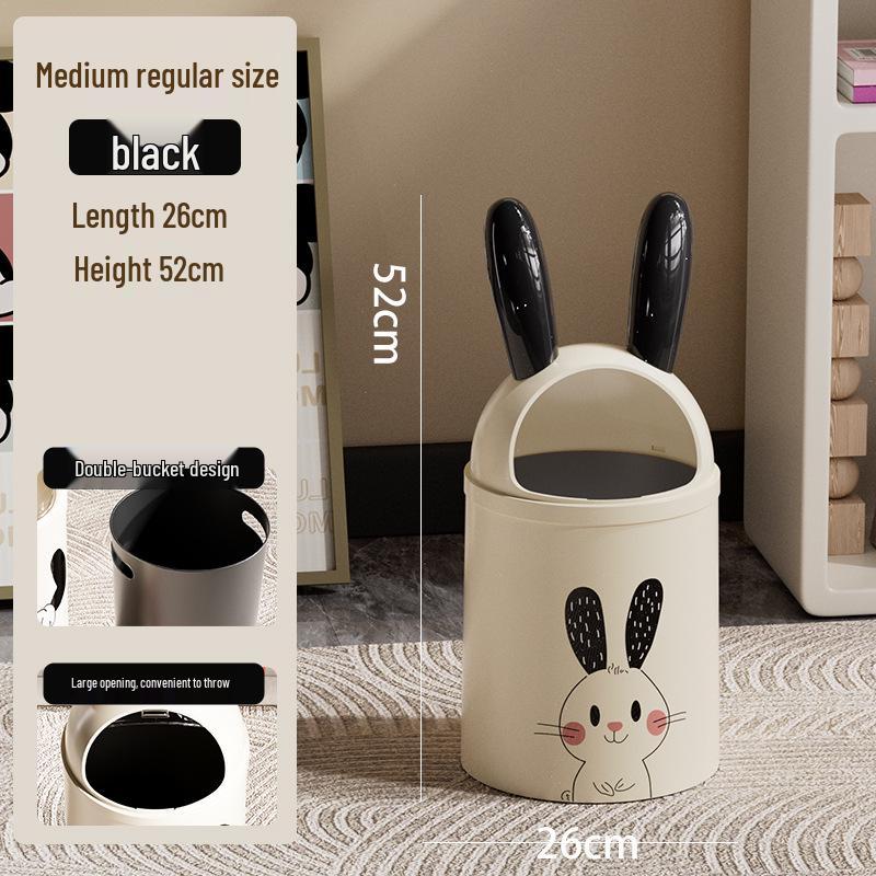 Cute Rabbit Ear Trash Can for Home, Bedroom, Living Room, or Coffee Shop
Cute Rabbit Ear Trash Can for Home, Bedroom, Living Room, or Coffee Shop