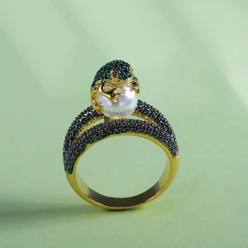 New 2026 Animal Rings Funny Frog Hug Simulated Pearl Shaped Vintage Rough Surface Birthday Gift For Child Green Style 6
New 2026 Animal Rings Funny Frog Hug Simulated Pearl Shaped Vintage Rough Surface Birthday Gift For Child Green Style 6
