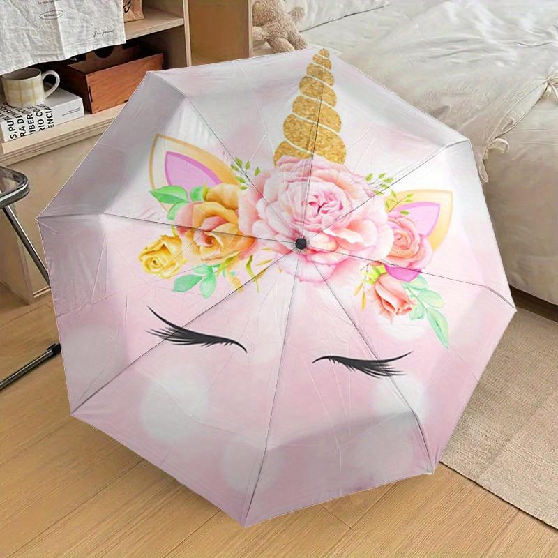 1pc Unicorn Floral Umbrella - Automatic Open, Sturdy Iron Frame, Compact Folding Design, All-Season Portable Umbrella with Pas Iron&8K
1pc Unicorn Floral Umbrella - Automatic Open, Sturdy Iron Frame, Compact Folding Design, All-Season Portable Umbrella with Pas Iron&8K