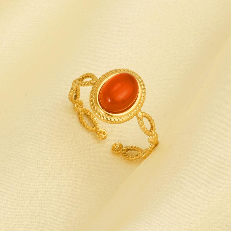 1/3pcs/Lot Open Adjustable Eye Leaf Heart Ring Real Gold Plated Stainless Steel Rings For Women Men Accessories Real Agate Stone 8(adjustable)
1/3pcs/Lot Open Adjustable Eye Leaf Heart Ring Real Gold Plated Stainless Steel Rings For Women Men Accessories Real Agate Stone 8(adjustable)