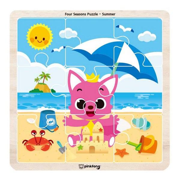 Kid Zone Pinkfong Four Seasons Puzzle Summer, 1 шт., 9 деталей, популярные корейские игрушки
Kid Zone Pinkfong Four Seasons Puzzle Summer, 1 шт., 9 деталей, популярные корейские игрушки