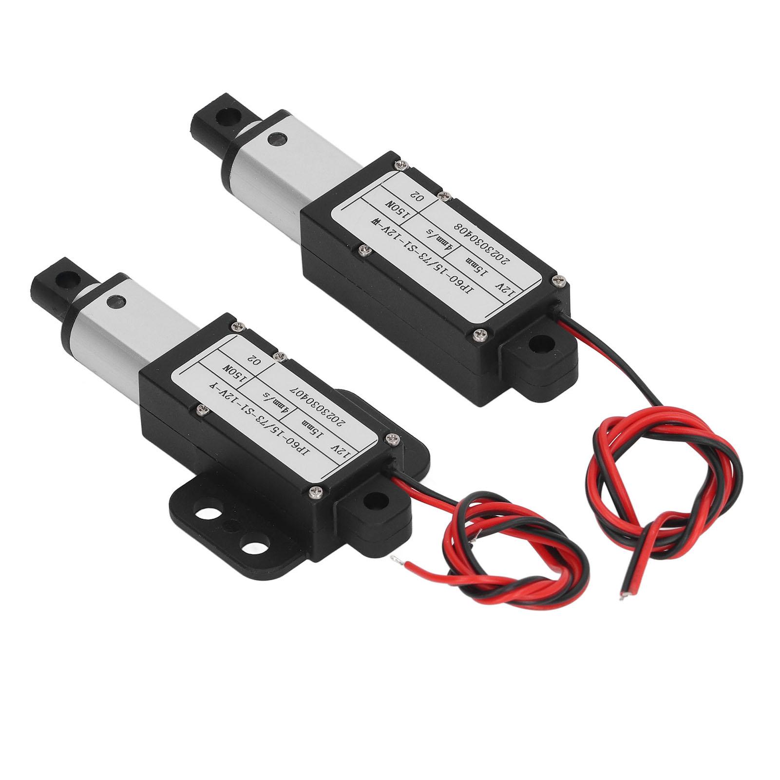 Электрический микролинейный привод, алюминиевый сплав 150N, ход 15 мм, мини-привод движения для промышленности, 12 В
Электрический микролинейный привод, алюминиевый сплав 150N, ход 15 мм, мини-привод движения для промышленности, 12 В